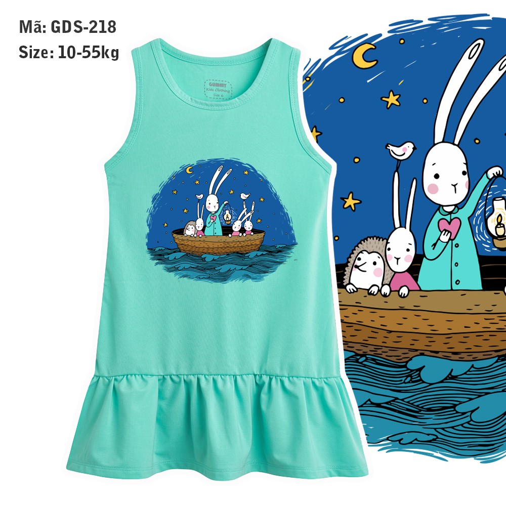 Đầm bé gái GUMMY 10-55kg e