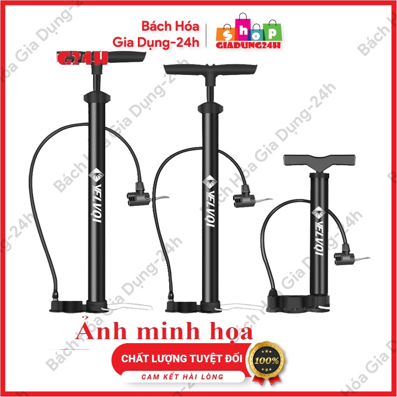 Bơm Cầm Tay Mini, trung, đại dùng trong bơm xe đạp xe máy-Giadung24h