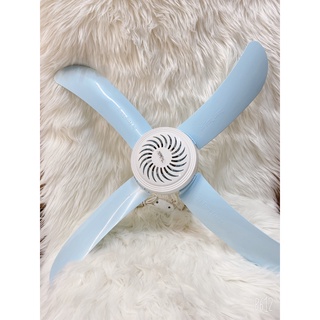 Quạt trần mini 5 cánh treo màn, treo mùng cho e bé cực mát