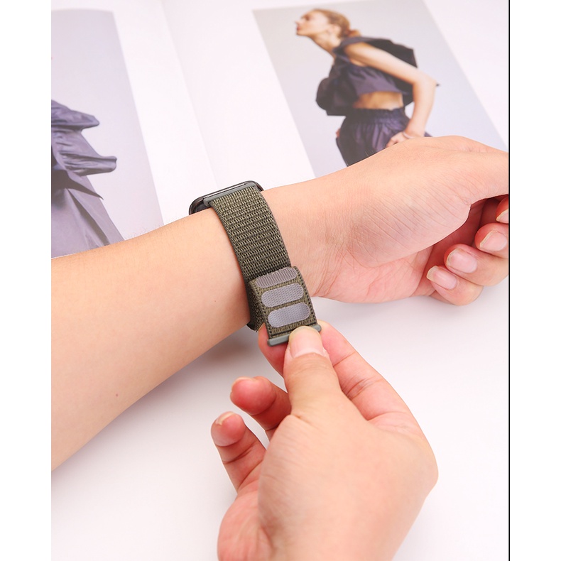 Dây Đeo Nylon Thoáng Khí Thay Thế Cho Đồng Hồ Thông Minh Redmi Watch 3 2 Lite / Mi Watch Lite