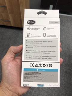 pin chính hãng mang thương hiệu EU cho iphone 7/7plus