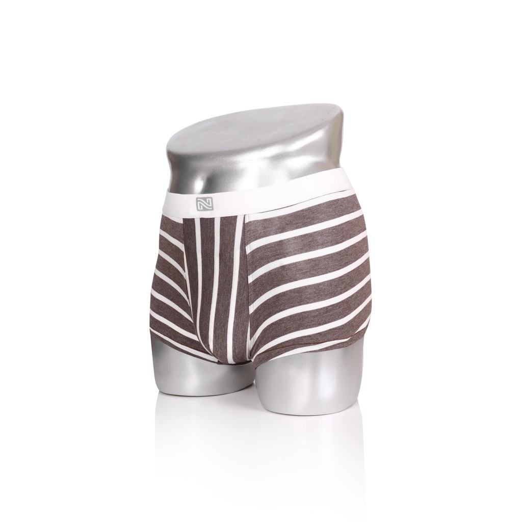 Quần lót nam Narsis F9021 màu nâu kẻ trắng