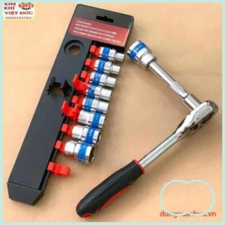 Bộ khẩu vặn ốc 11 chi tiết top + khẩu nối 1/2