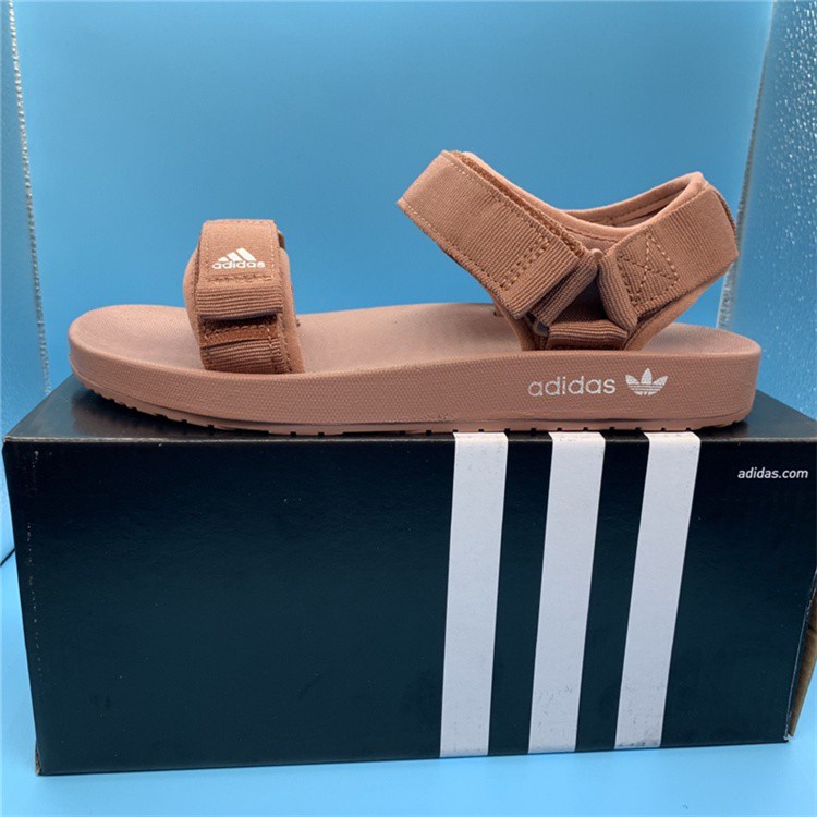 Giày sandal Adidas đế bằng phong cách mùa hè thời trang cho nam nữ