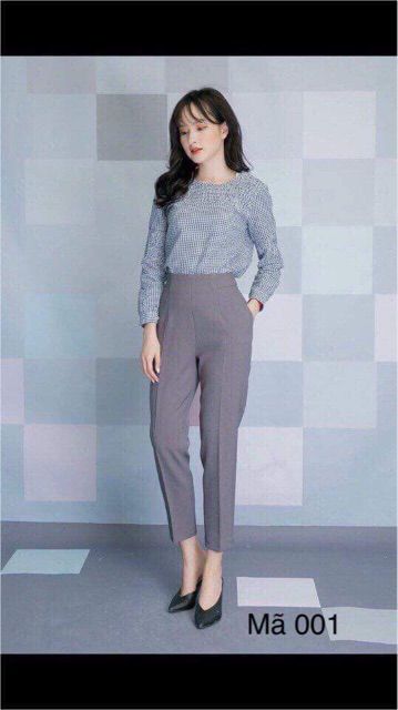 {SALE}{GIÁ SỈ SLL} Quần BAGGY B37 CÔNG SỞ KHOÁ GIỌT LỆ