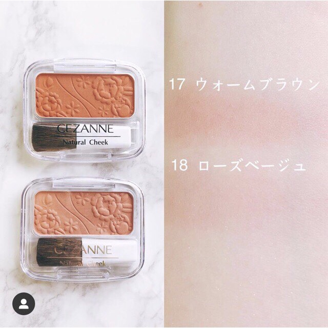 Má hồng Cezanne Natural Cheek 90% khoáng chất tự nhiên | BigBuy360 - bigbuy360.vn