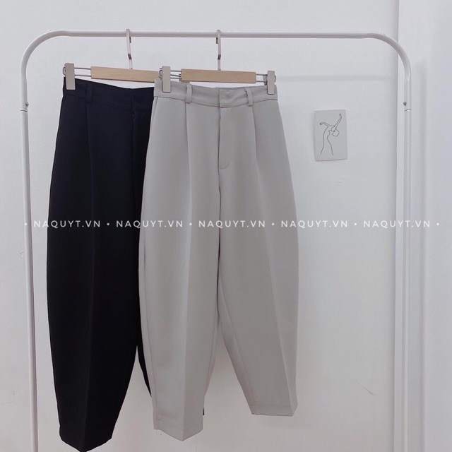 Quần baggy vải Tây siêu rộng
