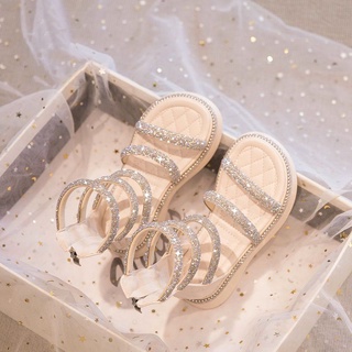 sandal chiến binh đính đá bé gái