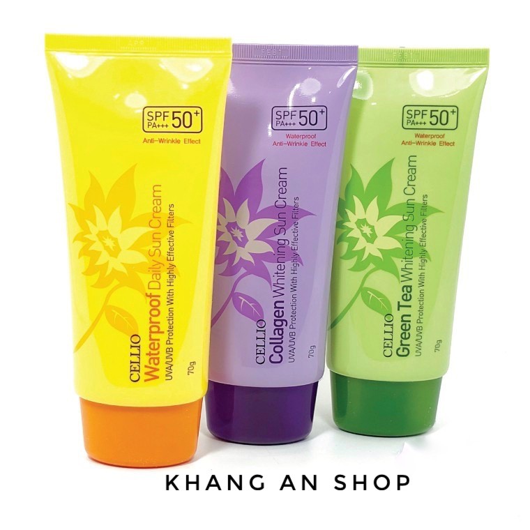 Kem Chống Nắng Cellio SPF 50PA+