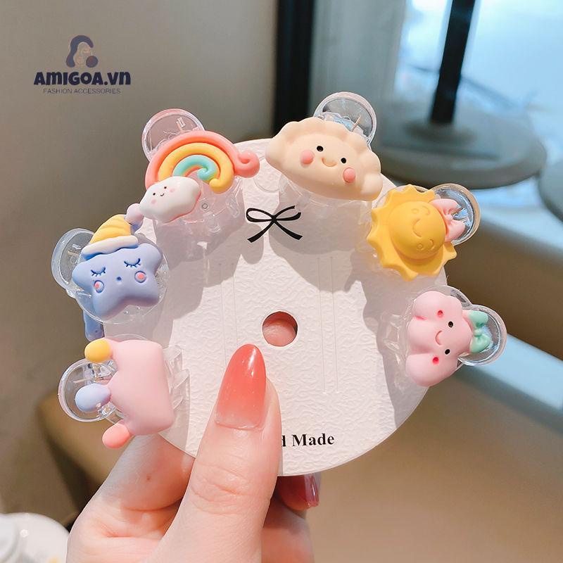 Kẹp Tóc Hình Vương Miện Ba Chiều Dễ Thương Thời Trang Mùa Hè Cho Bé