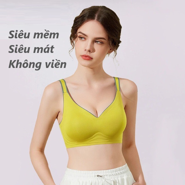 Áo ngực su lụa non 3D siêu mềm mát không đường viền - Áo lót su đệm mỏng cao cấp PT Store - FLA26