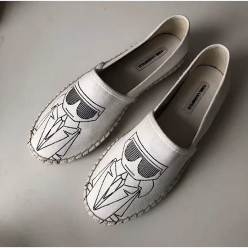 Giày lười đế cối Karl lagerfeld