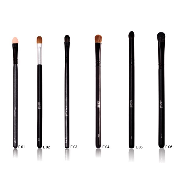 Cọ Phủ & Tán Phấn Mắt Vacosi Small Shadow Brush E02