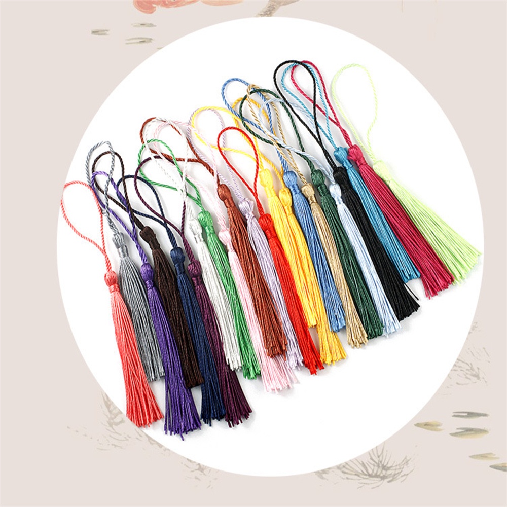 Bộ 3 dây treo tua rua trang trí xe hơi nhiều màu tùy chọn tiện lợi