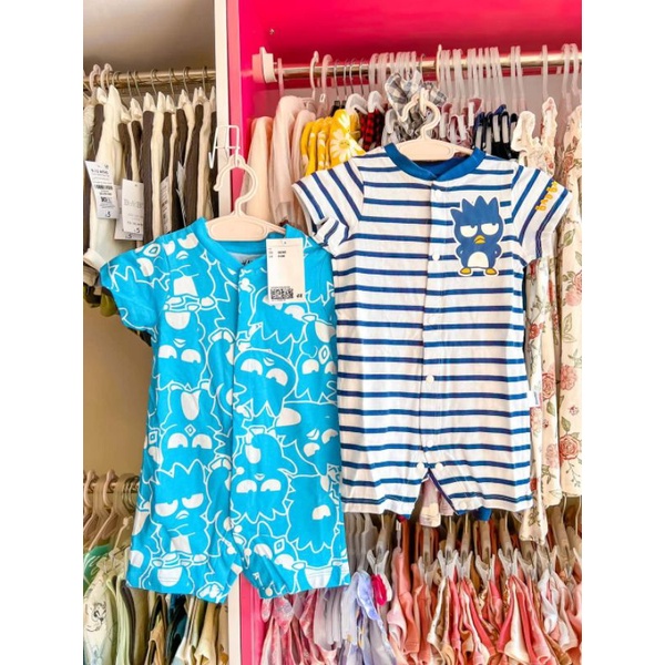Set 2 body cộc bé trai bé gái Hm auth