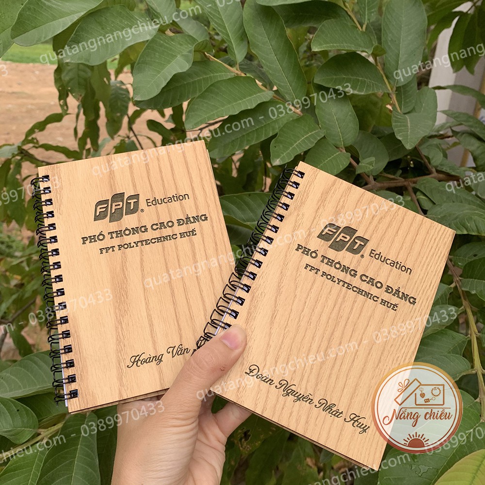 Sổ tay , sổ nhật kí, SỔ lưu bút, notebook khắc theo yêu cầu