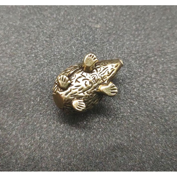 Tượng Nhím mini 🎁FREESHIP🎁Nhím bằng đồng -Tượng Nhím phụ kiện tiểu cảnh, bàn trà, bàn làm việc | BigBuy360 - bigbuy360.vn