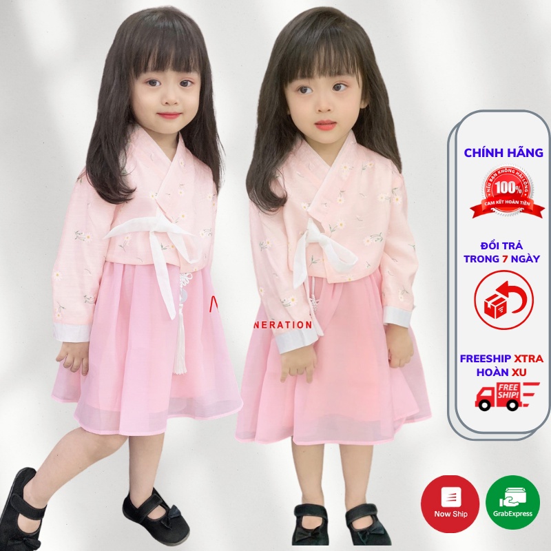 Set bộ hanbok cách tân cực kì đáng yêu HOT HIT 2020 dành cho bé gái diện TẾT - Sukids Store chuyên quần áo cao cấp