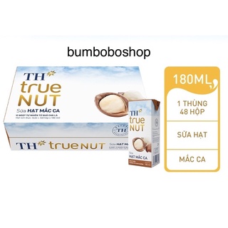 Thùng 48 hộp sữa hạt TH TRUE NUT (óc chó/hạnh nhân/mắc ca) - 180ml/hộp