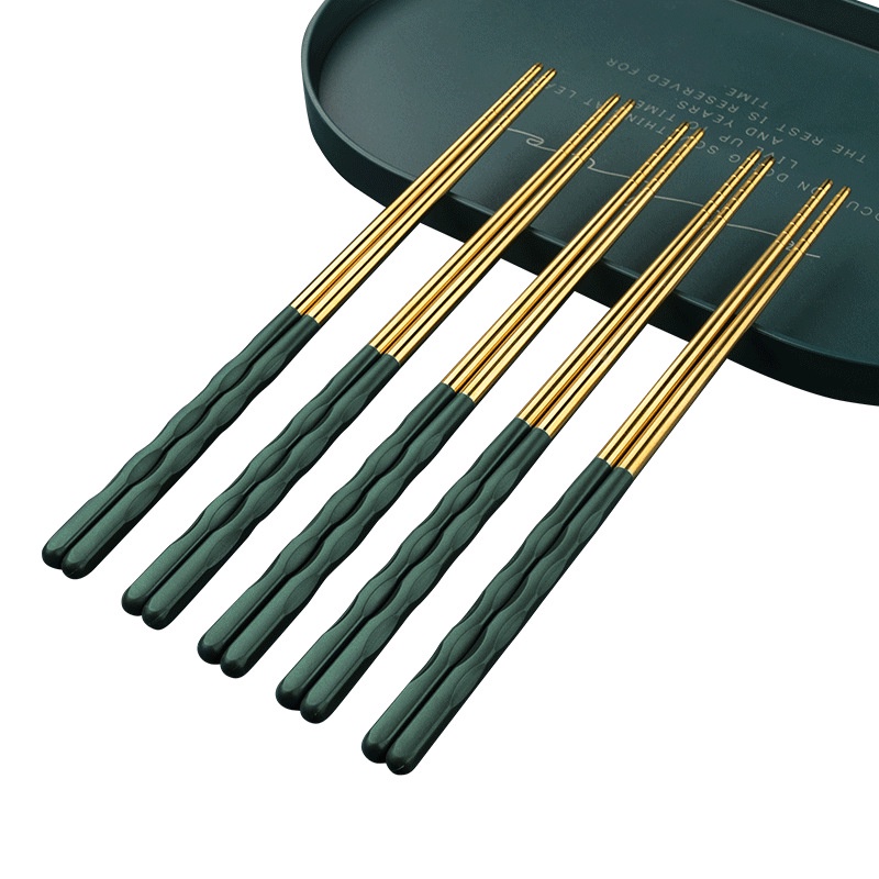 Đũa inox 304 chống trượt cao cấp tiện dụng