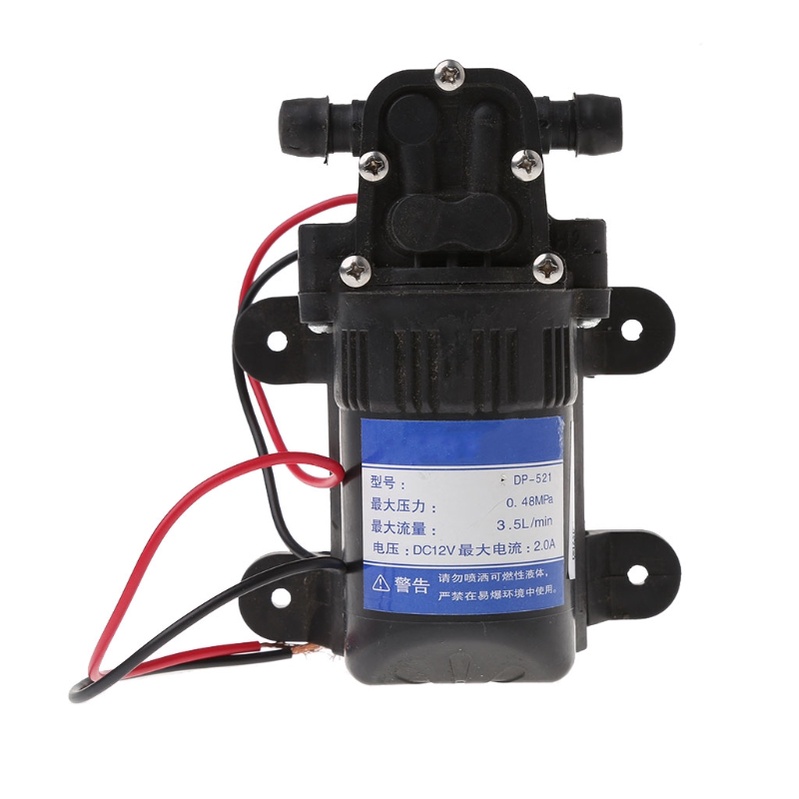 Ống Dẫn Nước Áp Suất Cao DC 12V 3.5L / Min 0.48MPa 70 PSI Pu