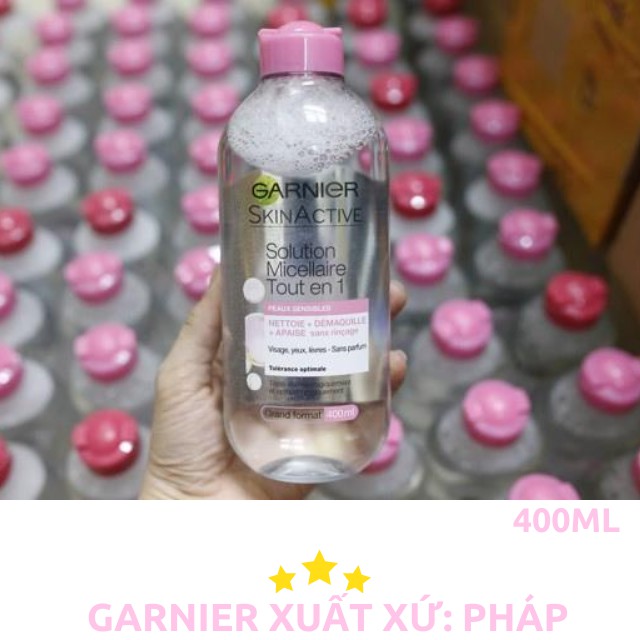 [XUẤT XỨ PHÁP] Nước Hoa Hồng Tẩy Trang Garnier Xuất Xứ Pháp Dung Tích Lớn 400ml