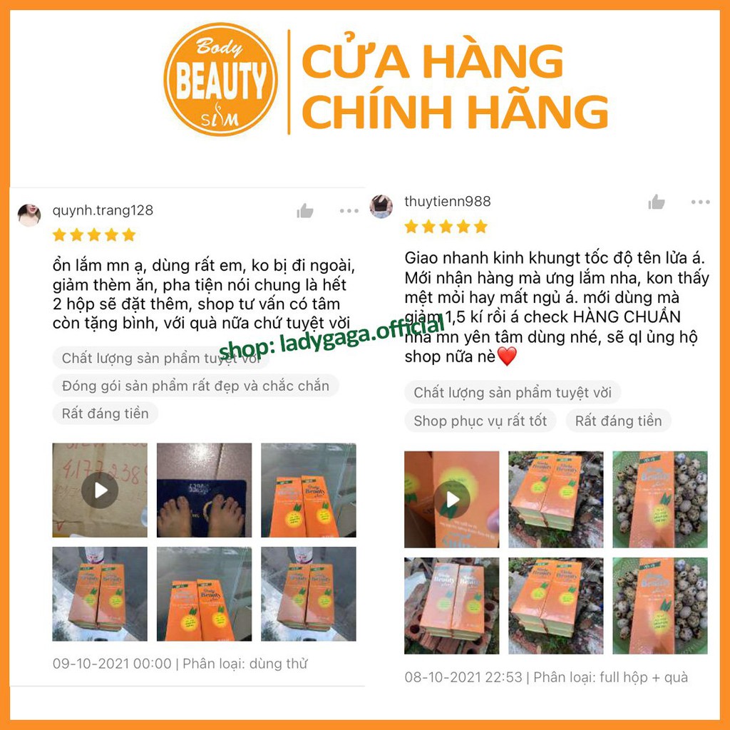 Viên sủi giảm cân cấp tốc BODY BEAUTY SLIM giảm béo detox an toàn chính hãng không phải thuốc