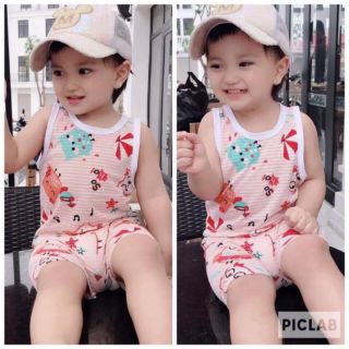 Bộ coton tre cho bé sét 5b