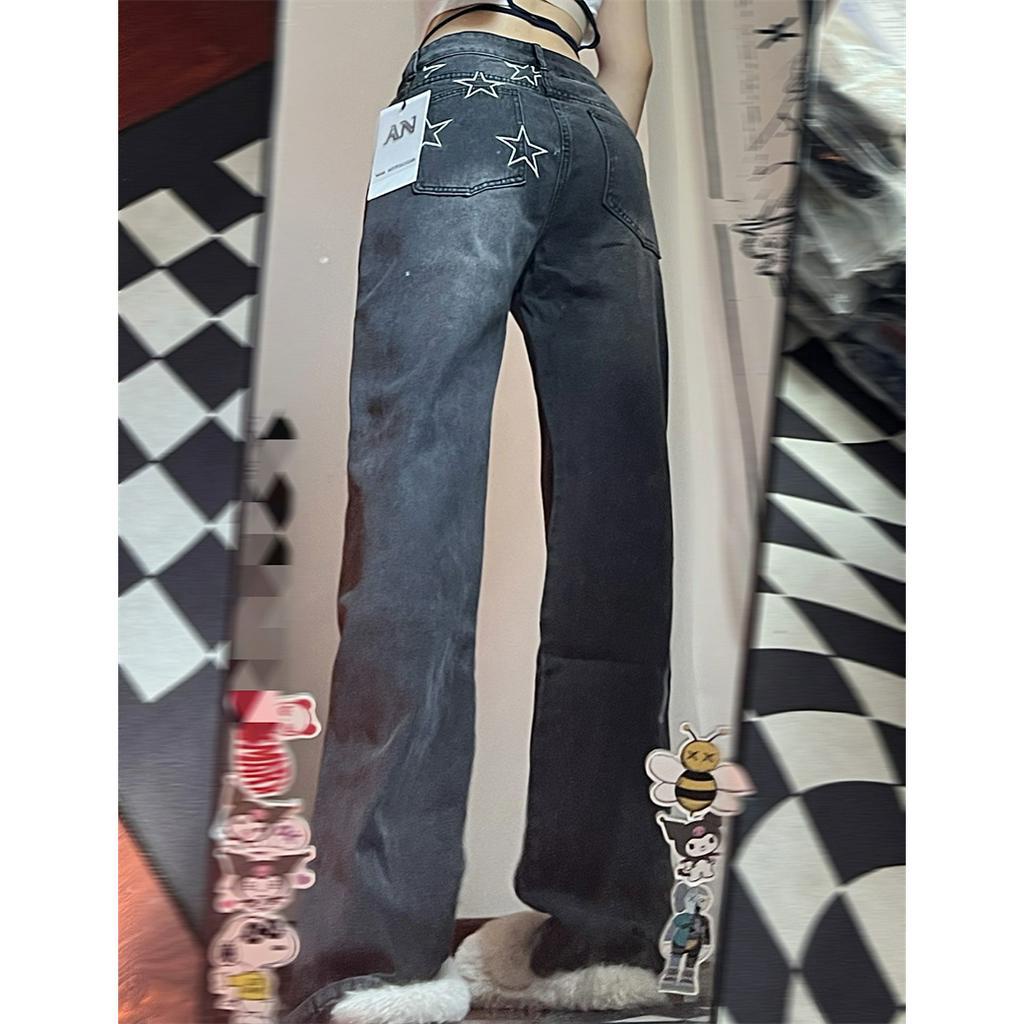 qkoole  Quần jeans Dài Xẻ Tà Thời Trang Dành Cho Nữ