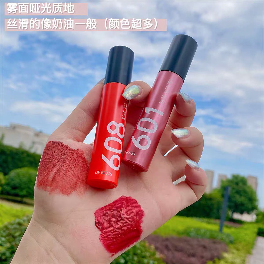 SON KEM SHE LOVES COLOUR PASSWORD MIST LIP GLOSS HIỆU ỨNG CĂNG BÓNG