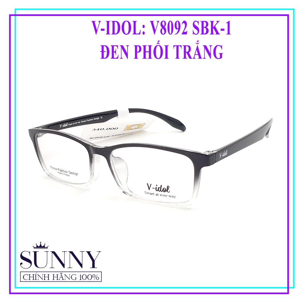 V8092 gọng kính chính hãng V-idol chính hãng, thiết kế dễ đeo bảo vệ mắt