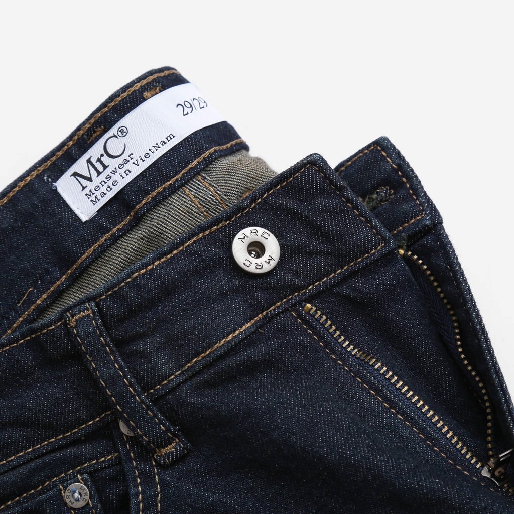 Quần jean nam trơn cao cấp MRC 044 chất denim co giãn nhẹ 2 chiều - MENFIT