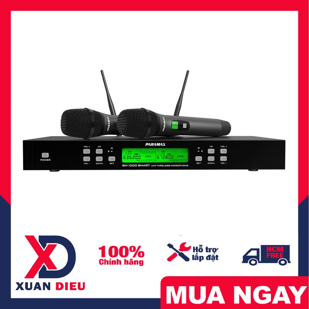 Micro không dây Paramax SM-1000 Smart - Miễn phí vận chuyển HCM