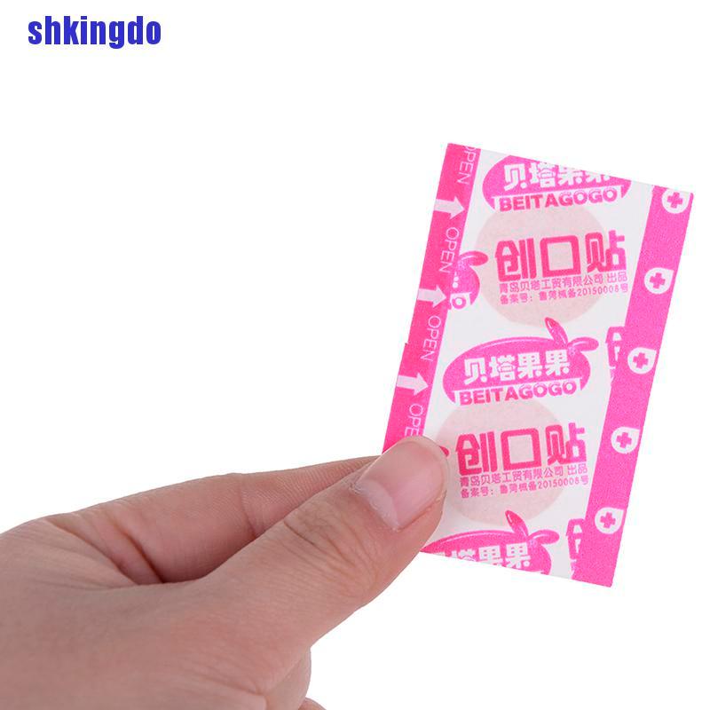 [Hàng mới về] Bộ 100 miếng băng dán cá nhân mini hình tròn dùng 1 lần tiện lợi