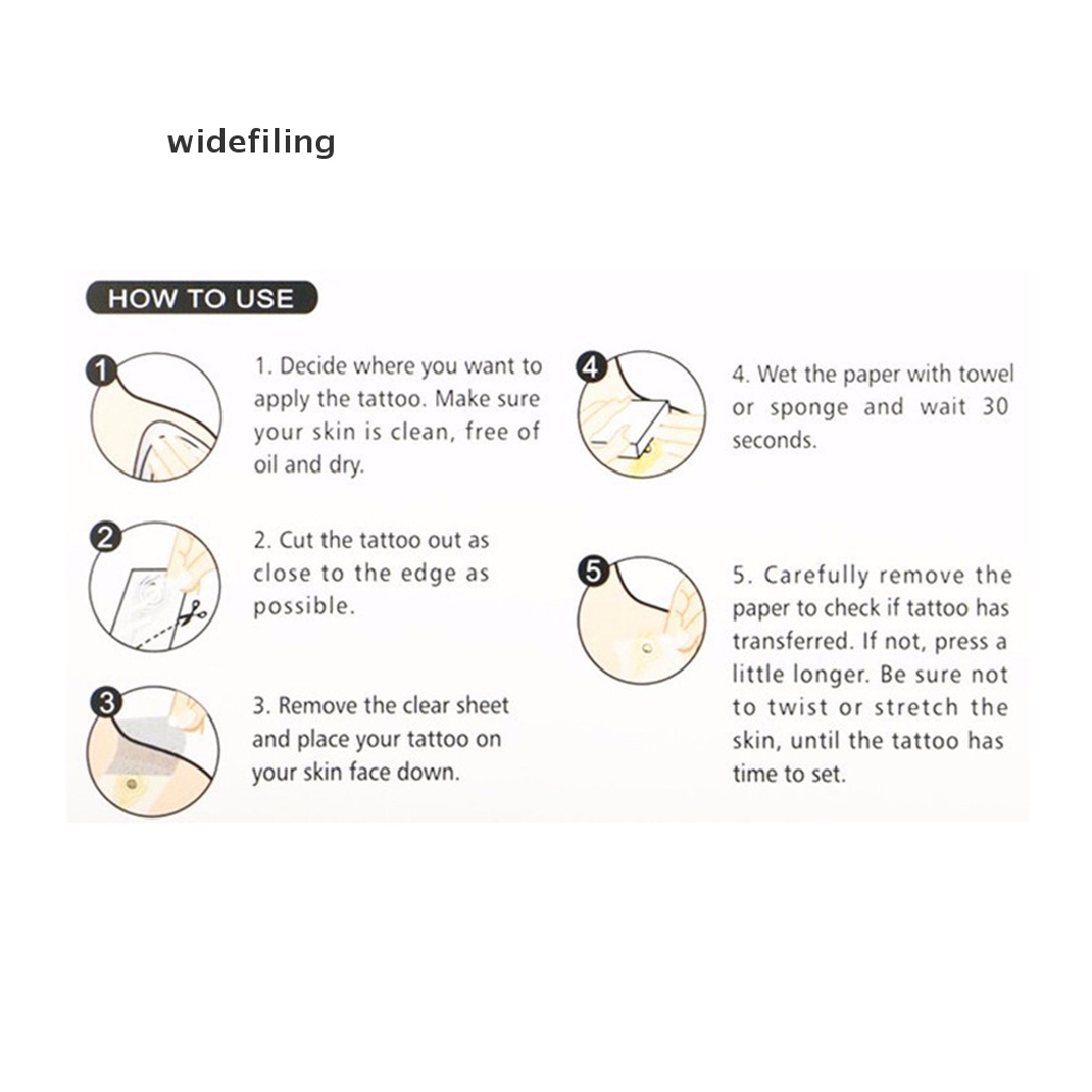 Hình Xăm Dán Tạm Thời Họa Tiết Trái Tim / Chữ Mind Cá Tính Chống Thấm Nước