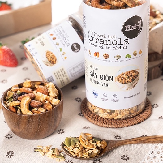 Hạt dinh dưỡng mix 7 loại hạt granola siêu hạt ngũ cốc ăn kiêng mix hạt