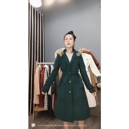 Thanh lý áo dạ dáng dài Sz S