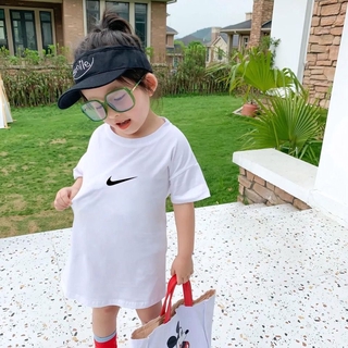 Đầm Thun Thiết Kế Đơn Giản Thời Trang Theo Phong Cách Hàn Quốc Cho Bé Gái