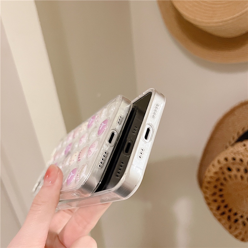 Ốp lưng iphone Ốp Điện Thoại Trong Suốt Hình Hoa Đơn Giản Cho iphone13 14proPromax 678plus 6/6splus/7/7plus/8/8plus/x/xr/xs/11/14pro/13/pro/max/plus/promax Dinuo case
