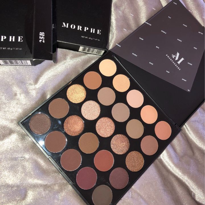 Bảng màu mắt Morphe 25B Bronzed 25 ô