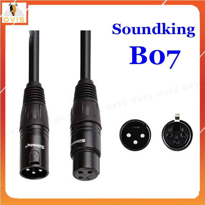 Cáp Micro XLR-XLR | Soundking B07