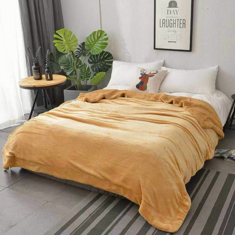 Chăn Lông Cừu Hizun Utimate 2 Lớp Siêu Mềm Mịn Kích Thước 2mx2m3