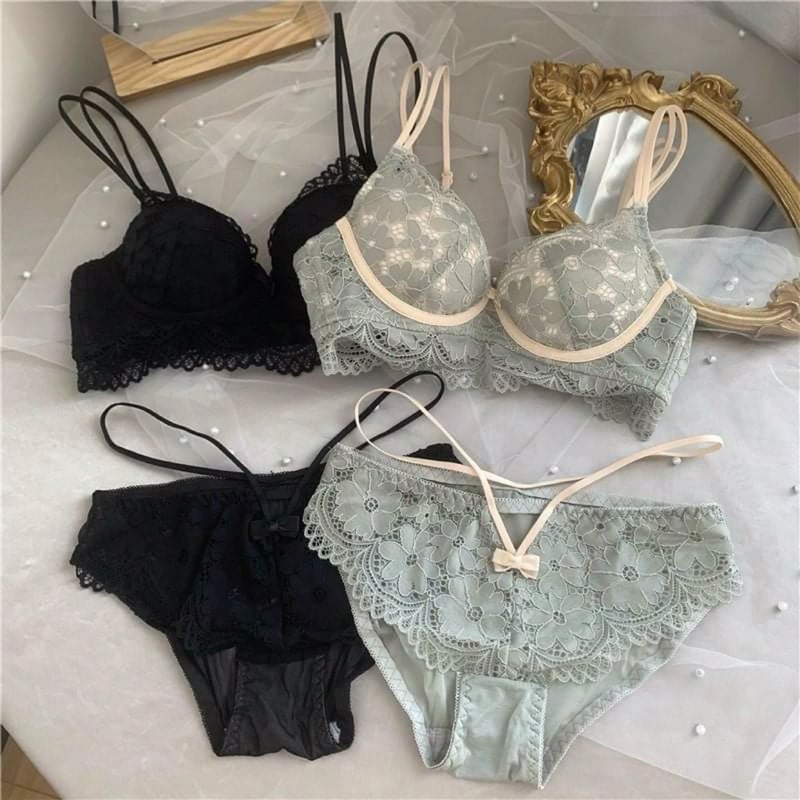 [Hot Hè] Bộ Đồ Lót Ren Cao Cấp (Kèm Đệm Lót Rời) Dành Cho Ngực To,Ngực Vừa | BigBuy360 - bigbuy360.vn