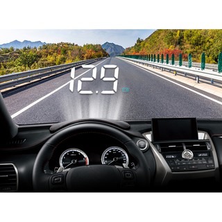 Bộ Hiển Thị Tốc Độ Kính Lái Ô tô HUD M8 Và Cảnh Báo Tốc Độ Thiết Bị Cắm Cổng OBD HUB