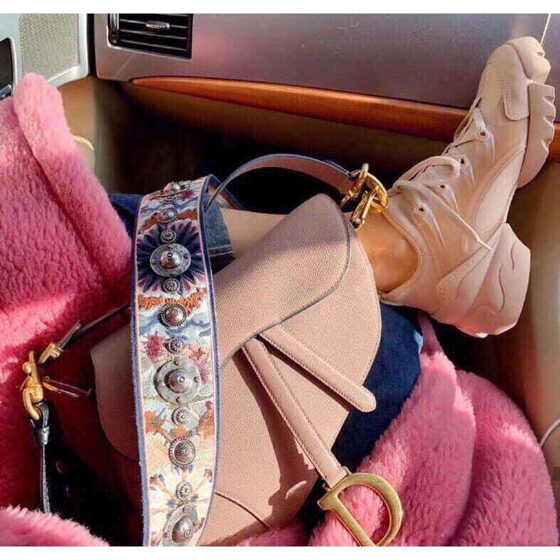 Giày Nữ Sneaker Độn Chân Dior Super Ôm Khít Êm Chân Cực Đẹp