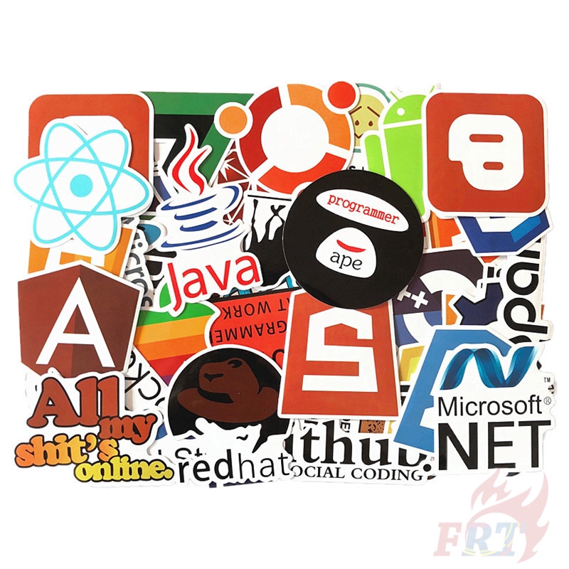 ❉ JAVA Web Program Series 02 - Open Source Solution Provider Stickers ❉ 50Pcs/Set Hip-hop Punk Programmer DIY Fashion Mixed Luggage Laptop Skateboard Doodle Decals Stickers