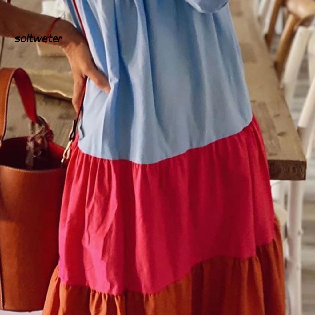 Đầm Dáng Dài Xếp Ly Cỡ Lớn Phong Cách Đường Phố Thời Trang Cho Nữ