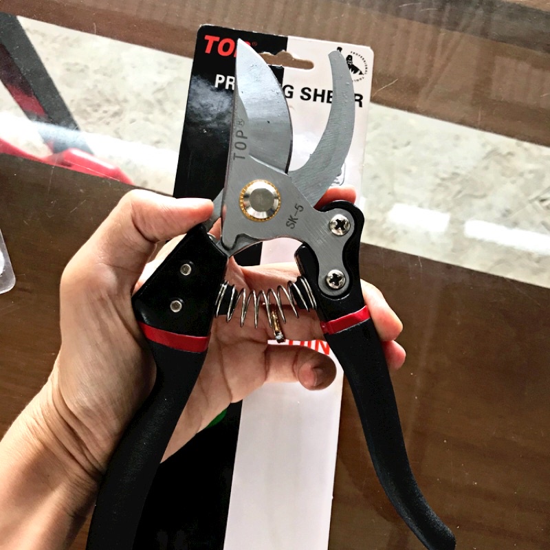 (Size 21cm)Kéo Cắt Cành Nhật Bản Lưỡi Thép SK-5 Top Sắc Bén Siêu Bền Cắt Cây Kéo Tỉa Cành Tỉa Cây