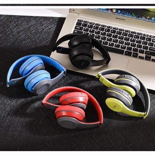 Tai nghe chụp tai bluetooth p47, tai không dây có mic, có thẻ nhớ, âm bass cực chất, nghe nhạc cực hay.