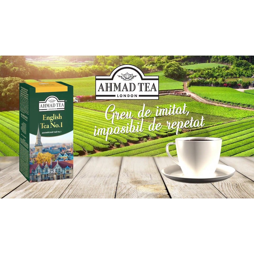 AHMAD TEA - TRÀ TÚI LỌC ENGLISH TEA No1